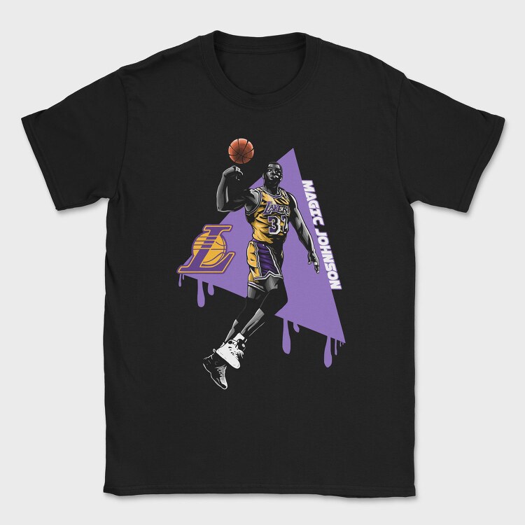 MAGIC JHONSON Art1, Tricou Barbati (Unisex)