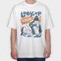 Robot Invasion 06, Tricou Oversize Barbati (Unisex)