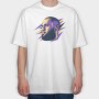 LEBRON JAMES Head Art, Tricou Oversize Barbati (Unisex)