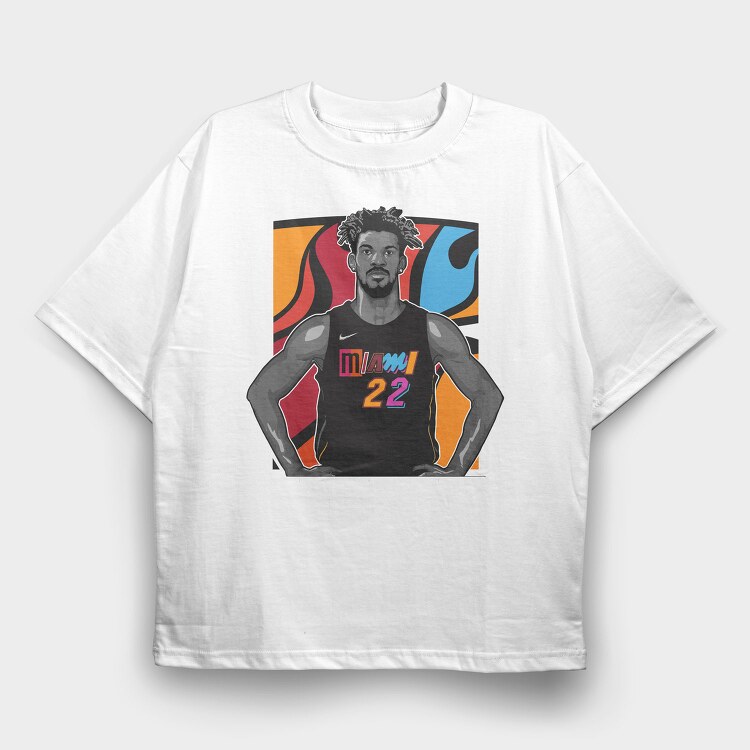 MIAMI 22, Tricou Oversize Barbati (Unisex)