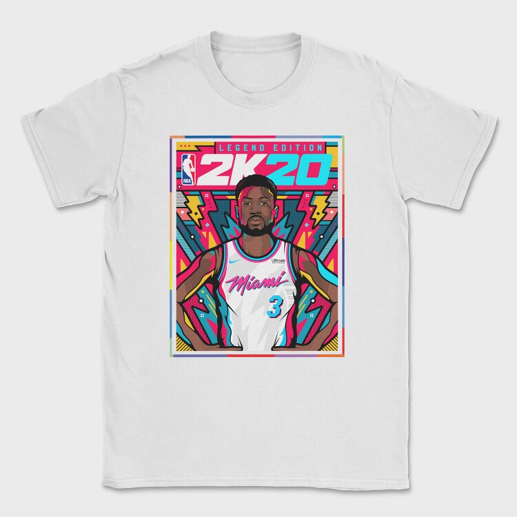 MIAMI WADE 2K20, Tricou Barbati (Unisex)