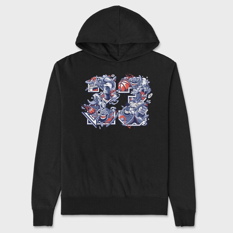 MJ Space Jam, Hanorac Oversize Barbati (Unisex)