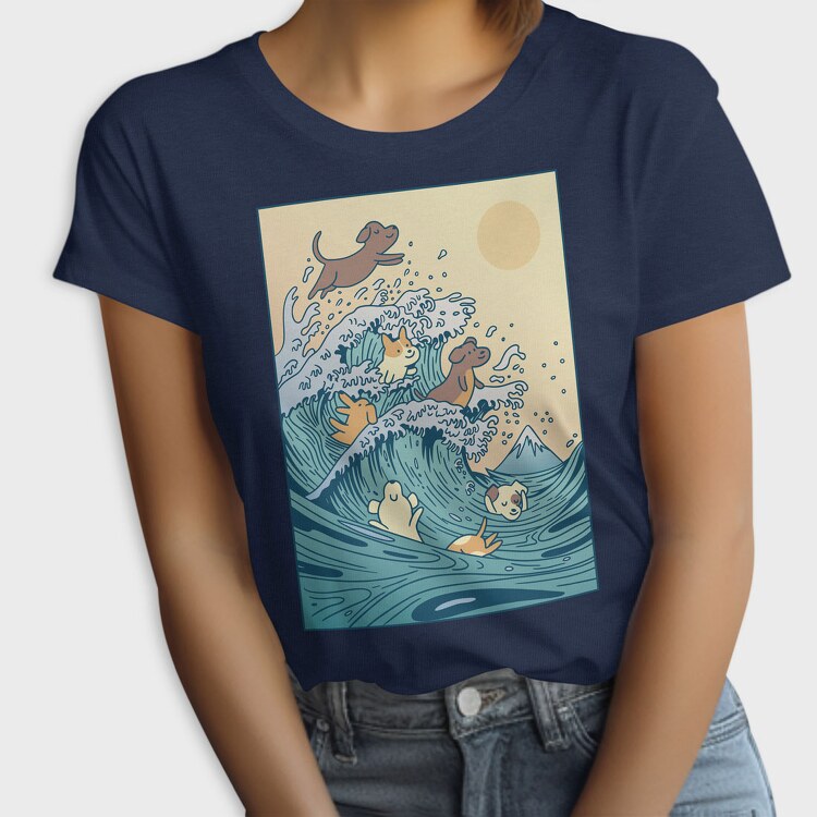 Dogs Big Wave, Tricou Femei