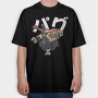 Pug 2, Tricou Oversize Barbati (Unisex)