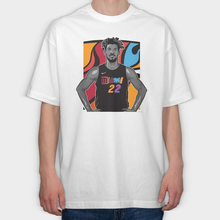 MIAMI 22, Tricou Oversize Barbati (Unisex)