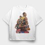 NBA SUPERSTARS, Tricou Oversize Barbati (Unisex)