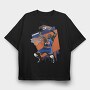 PATRICK EWING Art1, Tricou Oversize Barbati (Unisex)