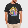 Skull Rainbow, Tricou Barbati (Unisex)