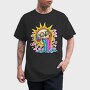 Skull Rainbow, Tricou Barbati (Unisex)