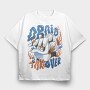 Robot Invasion 07, Tricou Oversize Barbati (Unisex)