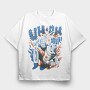 Robot Invasion 03, Tricou Oversize Barbati (Unisex)