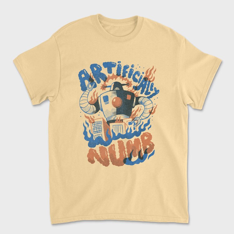 Robot Invasion 02, Tricou Barbati (Unisex)