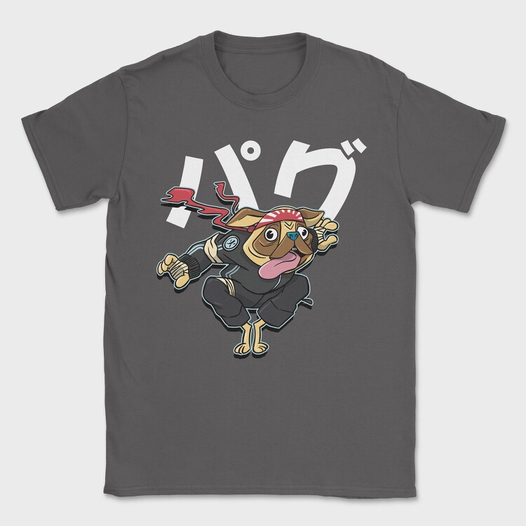 Pug 2, Tricou Barbati (Unisex)