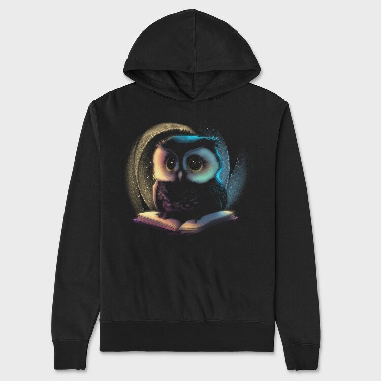 Owl Book, Hanorac Oversize Barbati (Unisex)