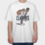 PAUL GEORGE LC, Tricou Oversize Barbati (Unisex)
