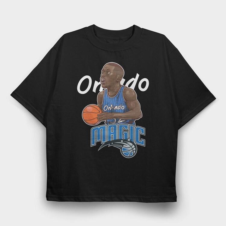 SHAQ 1, Tricou Oversize Barbati (Unisex)