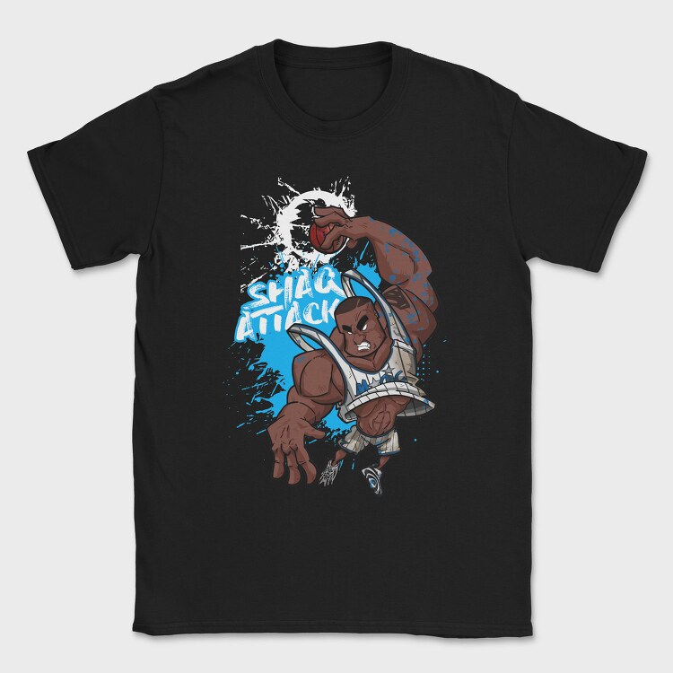 SHAQ ATTACK, Tricou Barbati (Unisex)