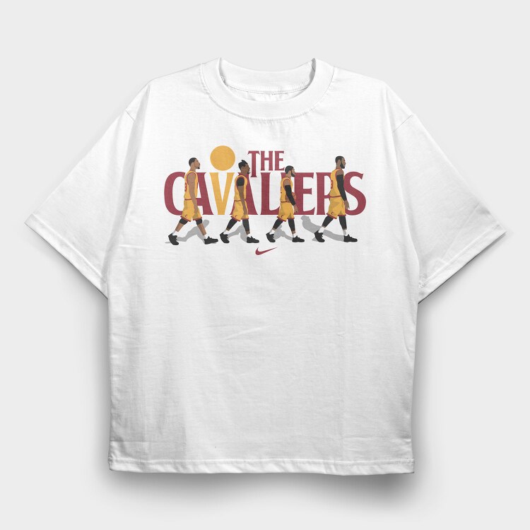 THE CAVALIERS, Tricou Oversize Barbati (Unisex)