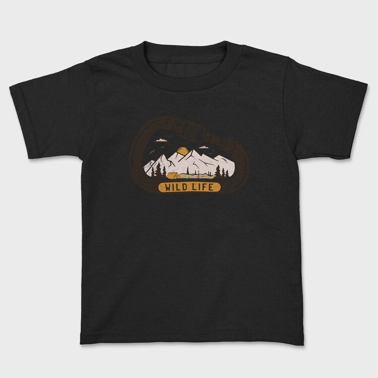 Wild Life Carabiner, Tricou Copii
