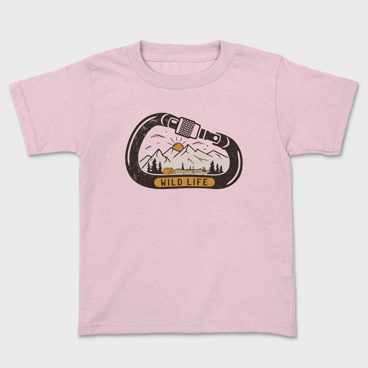 Wild Life Carabiner, Tricou Copii