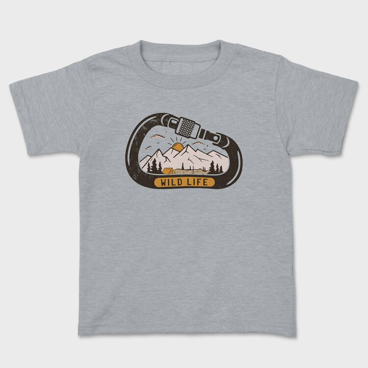 Wild Life Carabiner, Tricou Copii