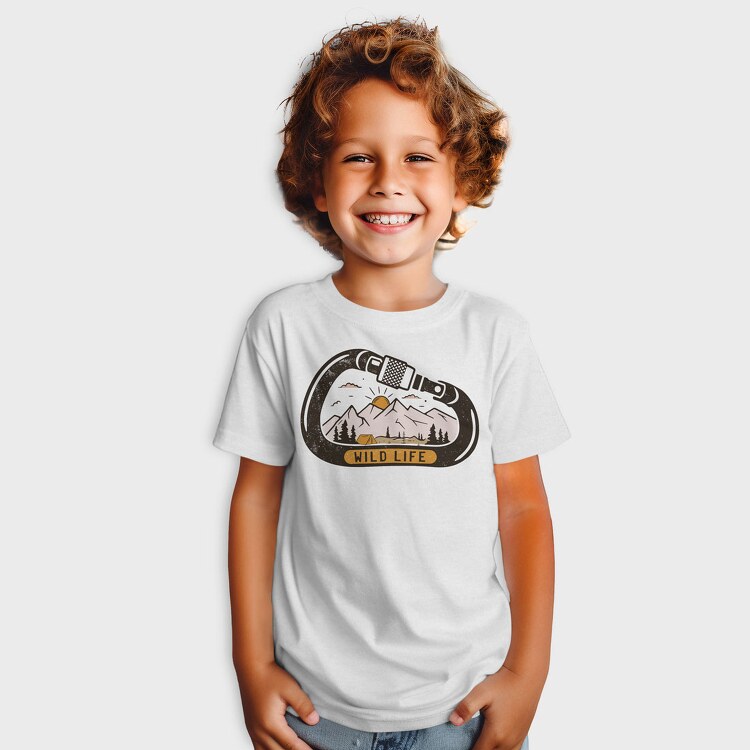 Wild Life Carabiner, Tricou Copii