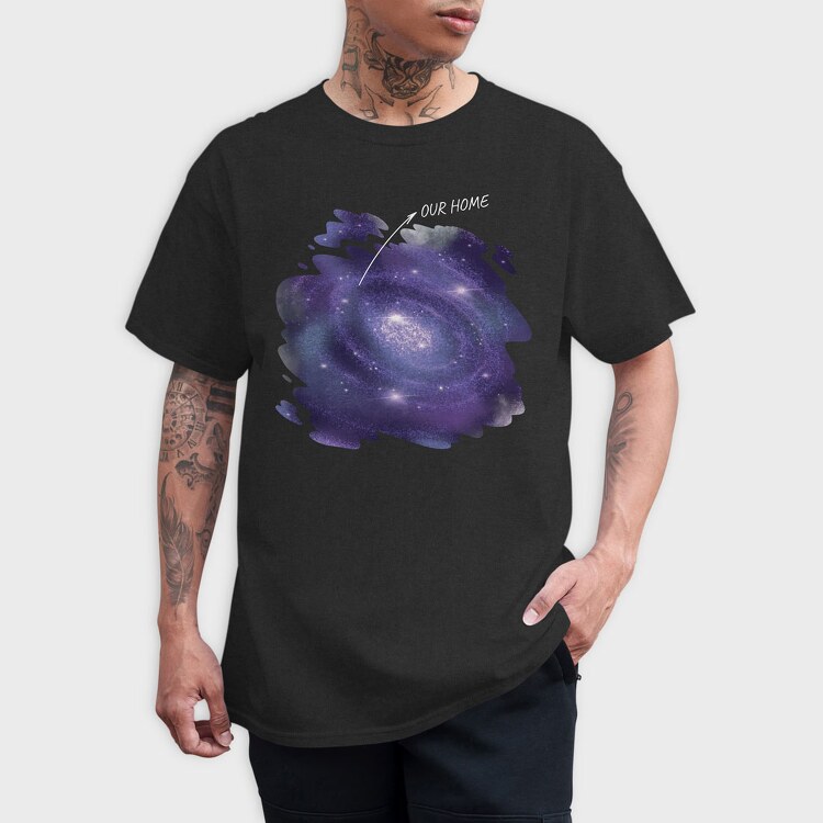 Milky Way, Tricou Barbati (Unisex)