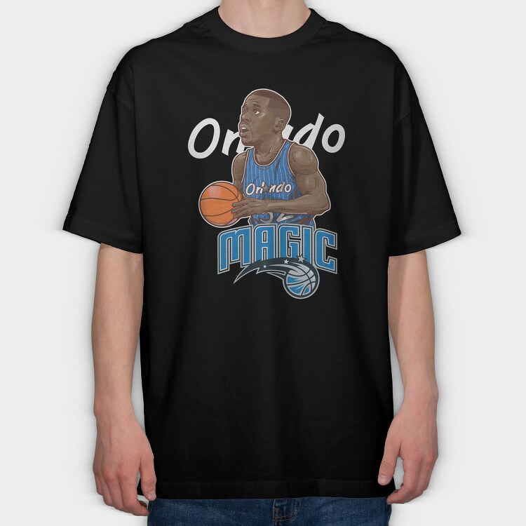 SHAQ 1, Tricou Oversize Barbati (Unisex)