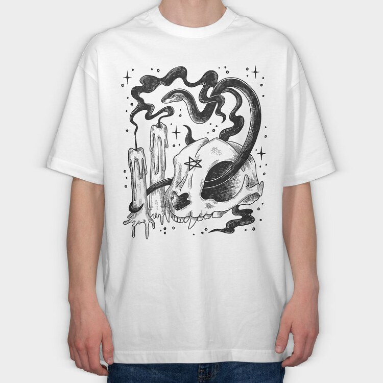 Witch 10, Tricou Oversize Barbati (Unisex)