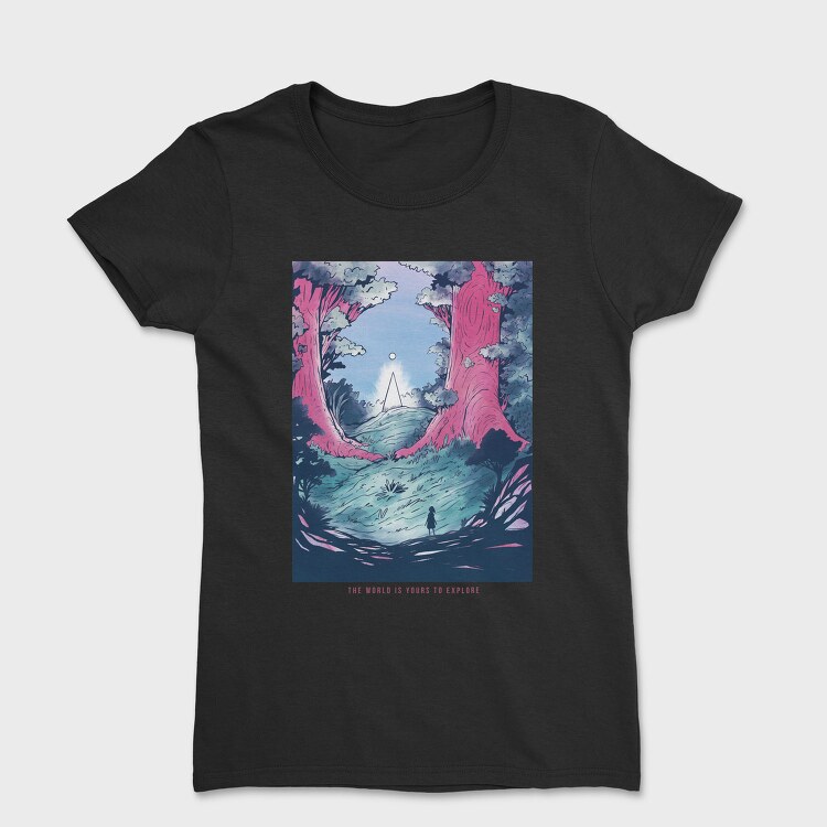 Fantasy Landscape 03, Tricou Femei