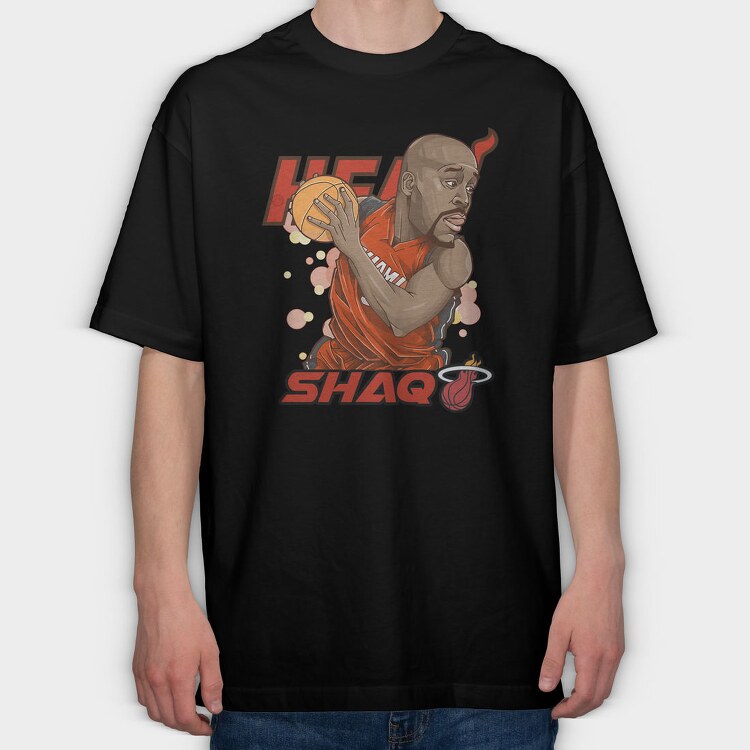 THE SHAQ, Tricou Oversize Barbati (Unisex)