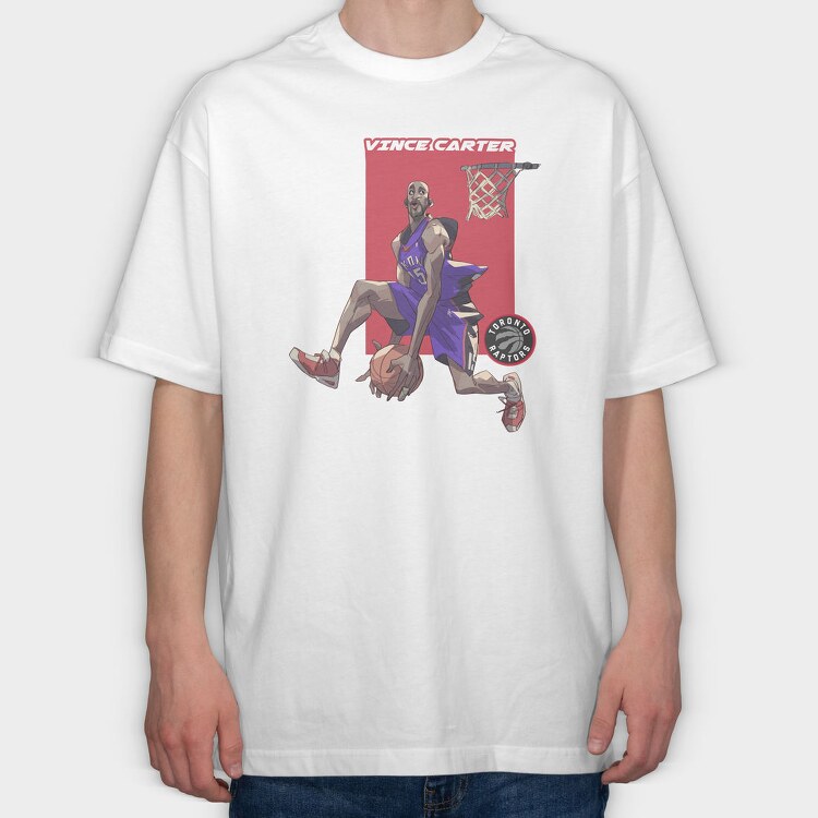 V CARTER Dunk Art, Tricou Oversize Barbati (Unisex)