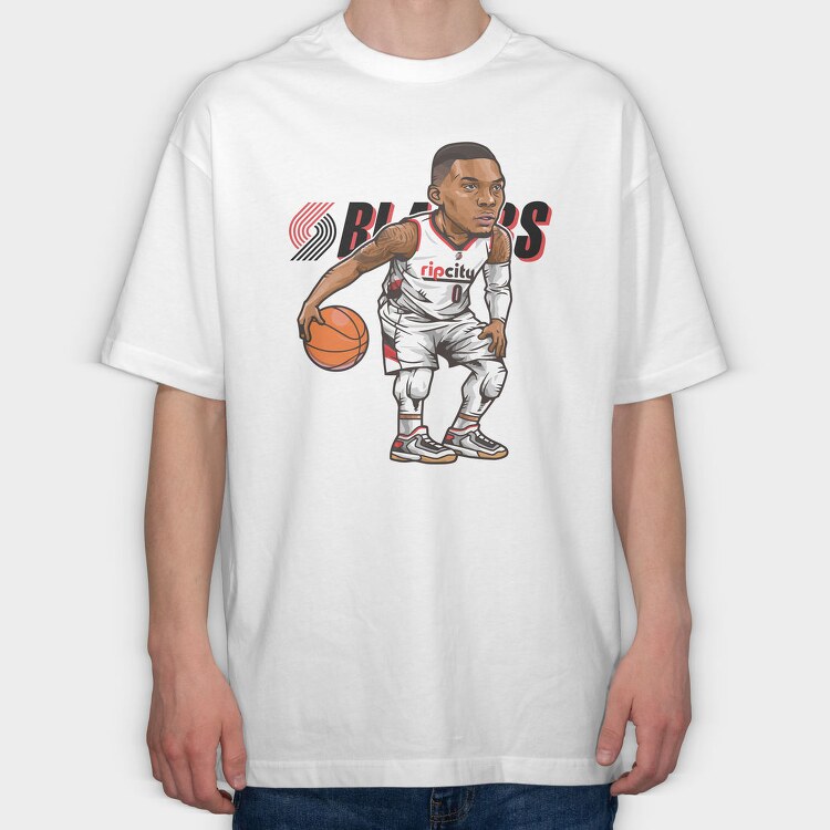 WESTBROOKE Rip City, Tricou Oversize Barbati (Unisex)