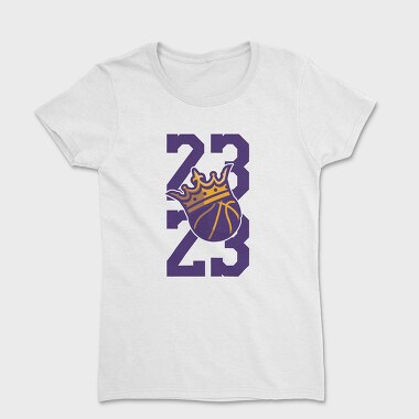 23 KING JAMES, Tricou Femei