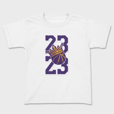 23 KING JAMES, Tricou Copii