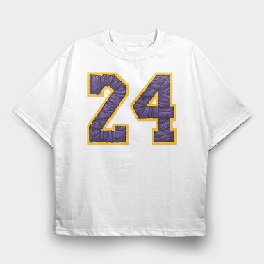 24 KOBE ART, Tricou Oversize Barbati (Unisex)