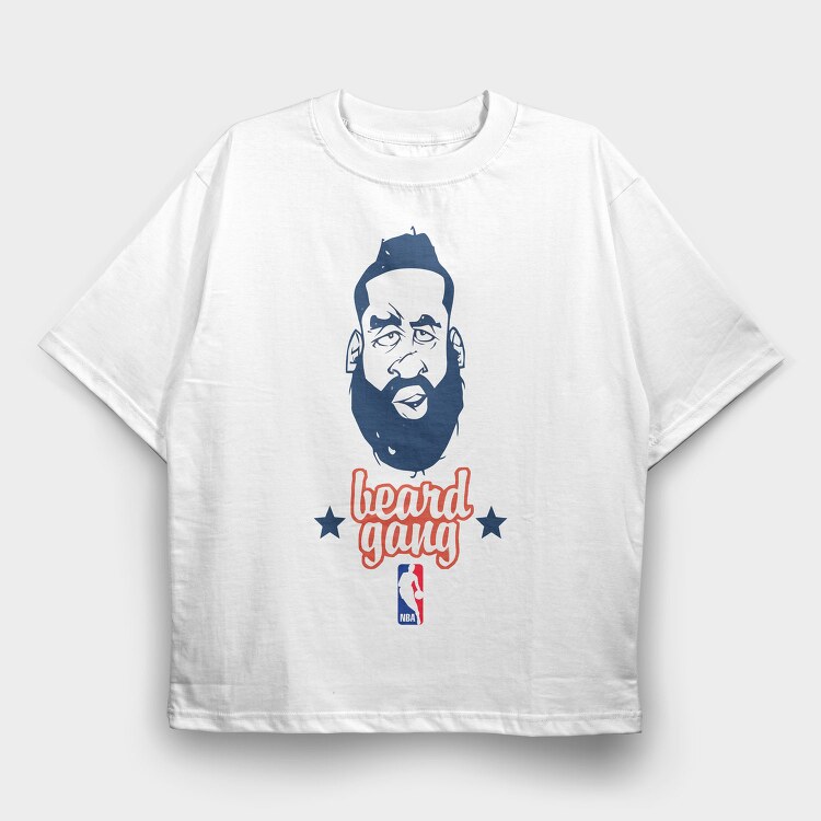 BAERD GANG Harden, Tricou Oversize Barbati (Unisex)