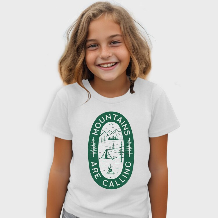 Mountains Are Calling Green, Tricou Copii