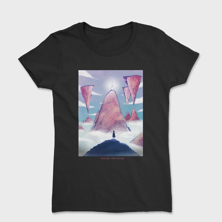 Fantasy Landscape 01, Tricou Femei