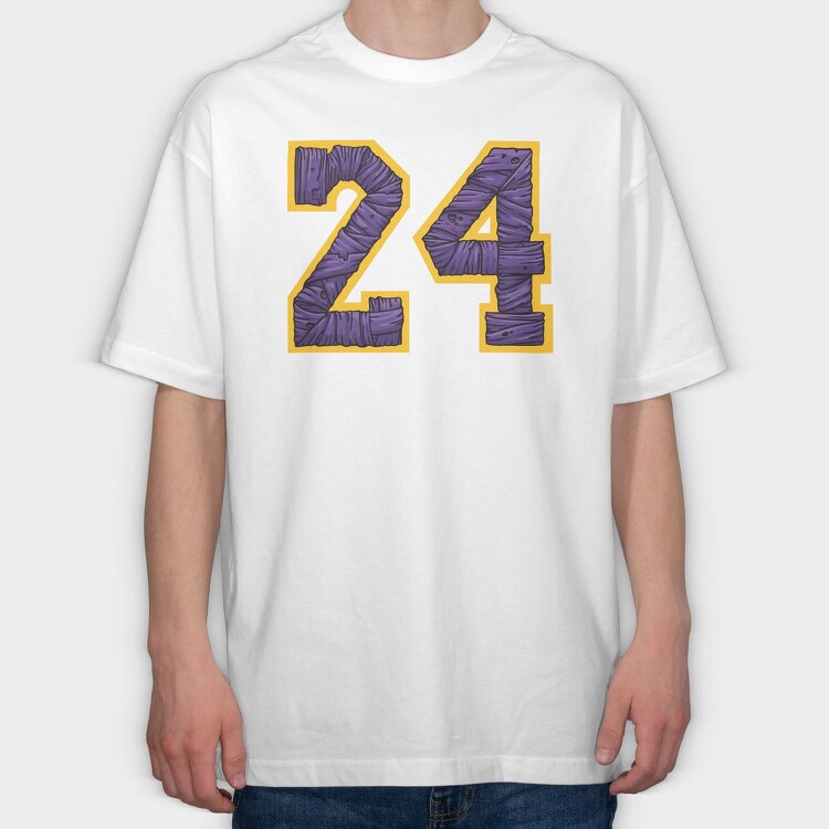 24 KOBE ART, Tricou Oversize Barbati (Unisex)