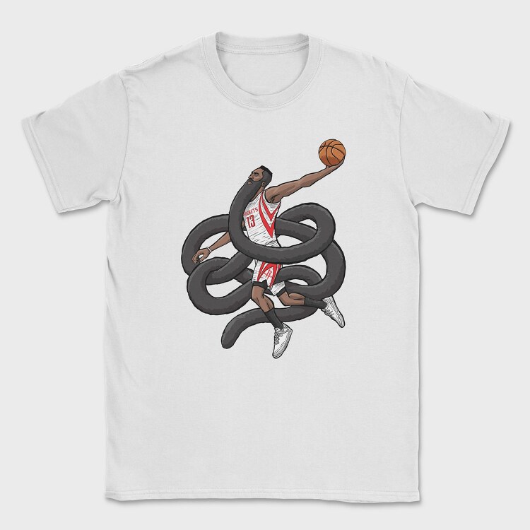 BEARD HARDEN, Tricou Barbati (Unisex)