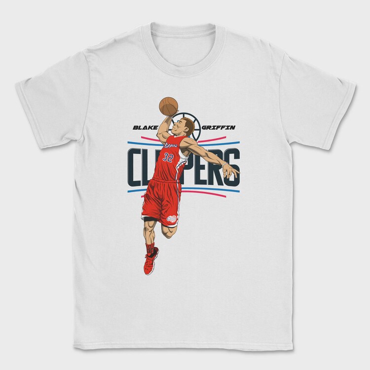 BLAKE GRIFFIN Dunk2, Tricou Barbati (Unisex)