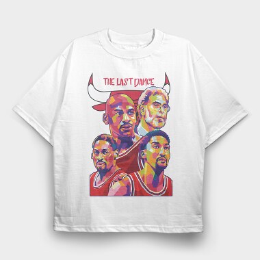 C BULLS The Last Dance, Tricou Oversize Barbati (Unisex)