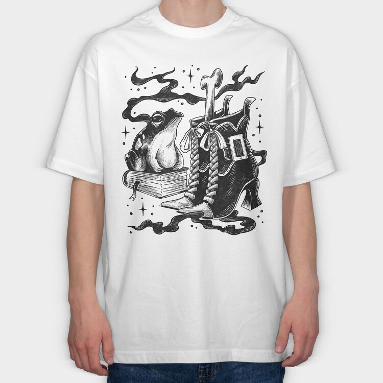 Witch 07, Tricou Oversize Barbati (Unisex)