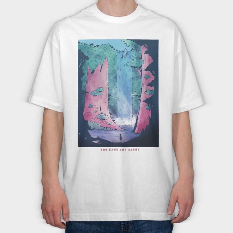Fantasy Landscape 06, Tricou Oversize Barbati (Unisex)