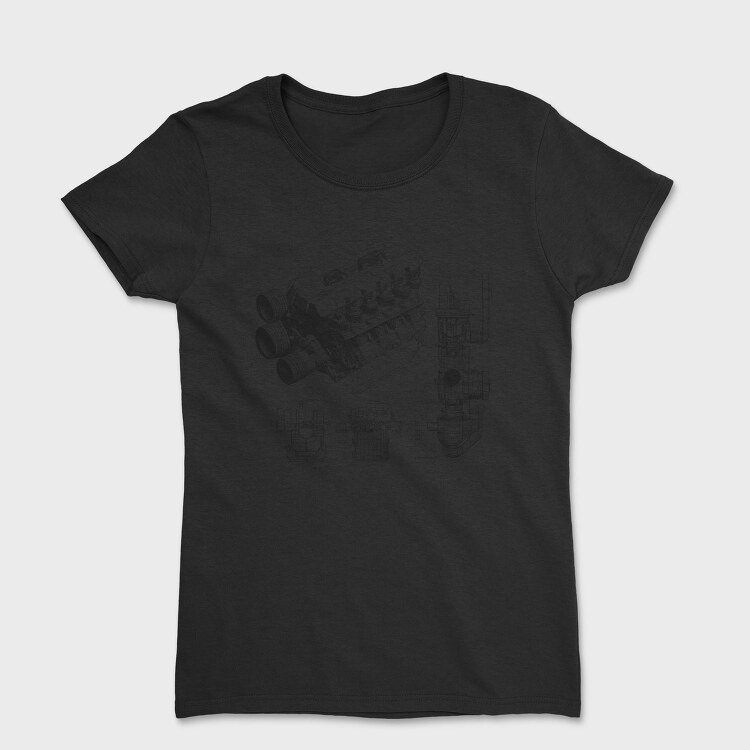 Engine Blueprint, Tricou Femei