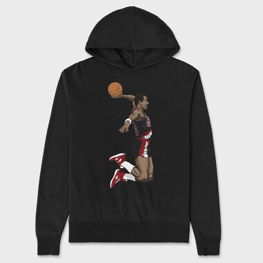 CLYDE DREXLER Art1, Hanorac Oversize Barbati (Unisex)