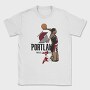 CLYDE DREXLER Art2, Tricou Barbati (Unisex)