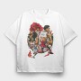 D ROSE Collage Art, Tricou Oversize Barbati (Unisex)