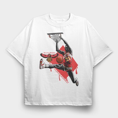 D WILKINS Art1, Tricou Oversize Barbati (Unisex)